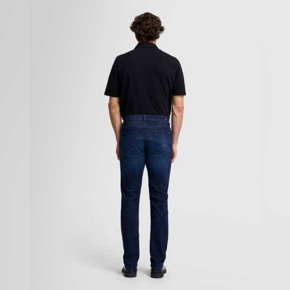 7 For All Mankind Men's Dark Blue Luxe Performance Slimmy Jeans size 32 - Picture 11 of 15